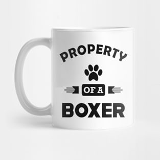 Boxer Dog - Property of a boxer Mug